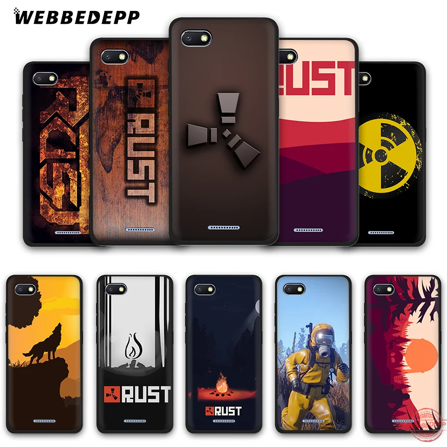 

WEBBEDEPP Rust game Soft Phone Case for Redmi Note 8 7 6 5 Pro 4A 5A 6A 4X 5 Plus S2 Go Cases