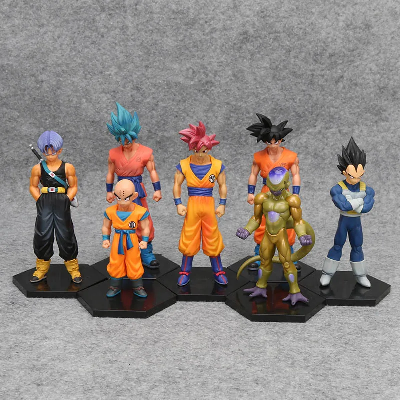 Dragon Ball Z Super Kuririn Vegeta trunks Freeze Son Goku Gohan Piccolo Freeza Tien Shinhan Lunchi ПВХ Фигурки игрушки