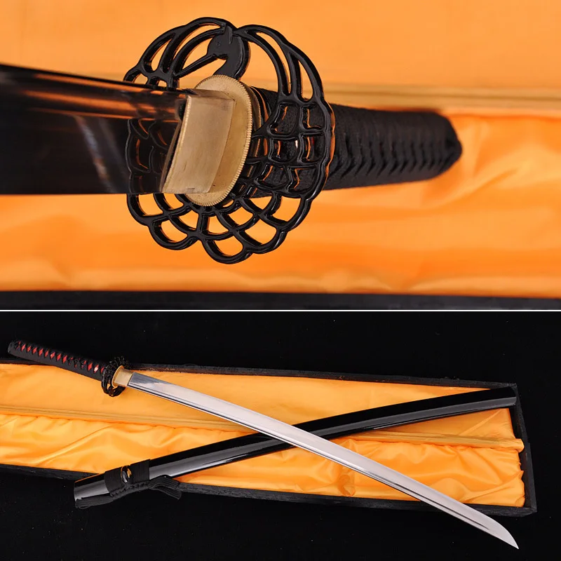 

HIGH QUALITY HAND MADE JAPANESE SAMURAI SWORD CRANE KATANA FULL TANG BLADE SHARP