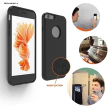 Nano всасывания Волшебный чехол для iPhone 6 S плюс 5 Анти тяжести чехол для iPhone 7 Plus козьей всасывания волшебная палочка селфи чехол телефона