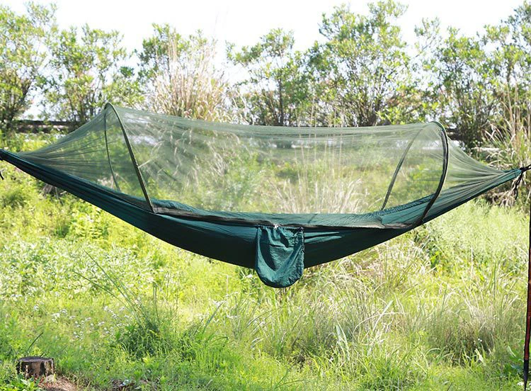Высококлассная камуфляжная палатка-гамак с парашютом для кемпинга на 2 человека, CZL-003, противомоскитная сетка, палатка-качели, камуфляжная сетка Hammok