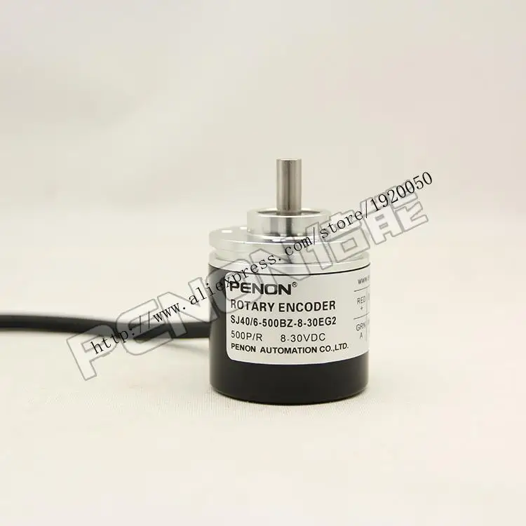 

The SJ40 / 6-500BZ-8-30EG2 rotary encoder 500 lines 6mm outer diameter of 40mm shaft diameter solid shaft