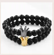 Fashion 3 Size Turkish Evil Eyes Bracelet Black Natural Stone Beads Obsidian Men Braslet For Male Yoga Hand Jewelry Accessories