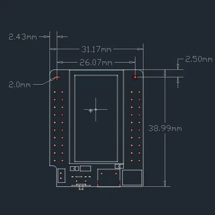 Горячая TTGO Mini32 Wi-Fi Bluetooth модуль макетная плата на основе ESP32-WROVER-B PSRAM BUS66