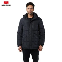 MALIDINU 2019 Winter Men Down Jacket Thick Warm Down Coat Hooded Parka Feather Jacket White Duck Down Jacket European Size -30C цена MALIDINU 2019 Winter Men Down Jacket Thick Warm Down Coat Hooded Parka Feather Jacket White Duck Down Jacket European Size -30C цены онлайн