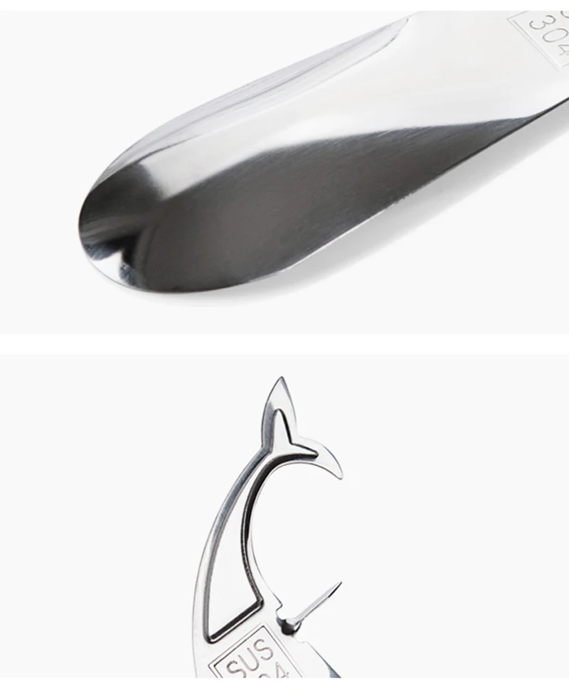 TUUTH Stainless Steel Passion Fruit Spoon Fruit Opener Dolphin Shape Melon Scoops Avocado Opening Knife Cute Kitchen Tools4