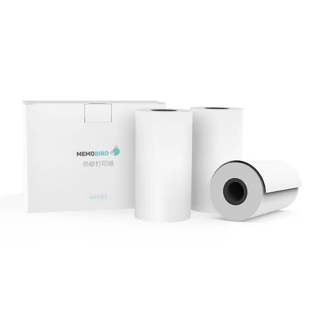 Memobird G3 Go Thermal Printing Paper 57 * 25mm 3 Rolls Photo Printing Paper Receipt Paper