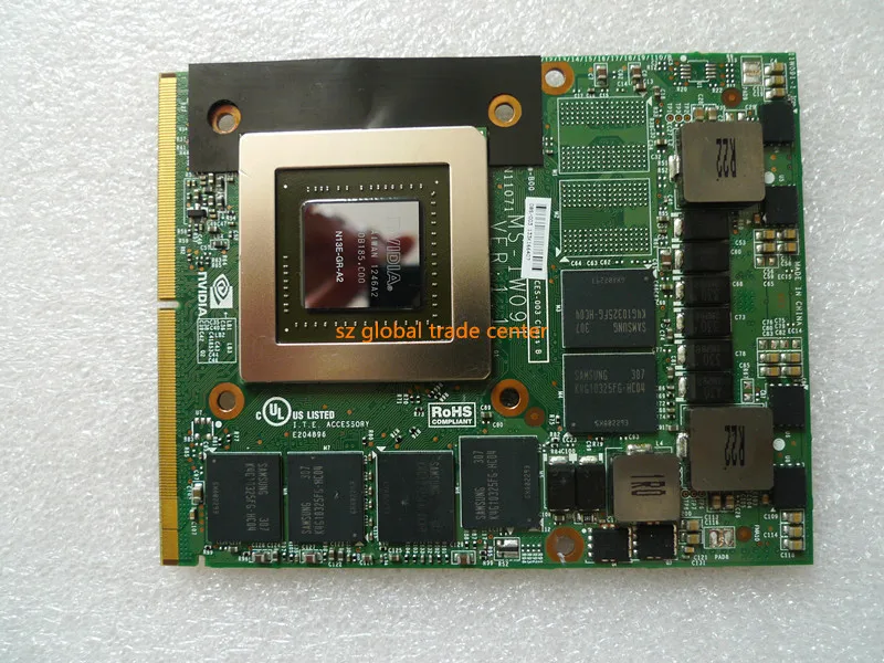 Quadro MS-1W091 DDR5 video card for MSI GT70 1762 laptop N13E-GR-A2 graphic card 