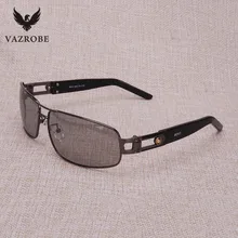 Vazrobe Brand Glasses Chameleon for Men Polarized Sunglasses Photochromic Goggles Driving Anti glare Oversized Frame for Driver