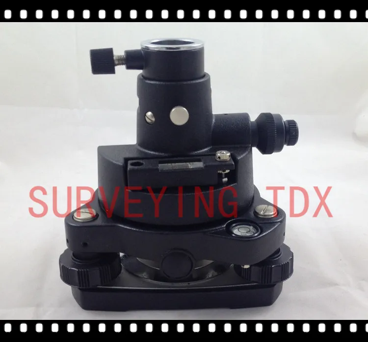 

NEW Black THREE-JAW Tribrach & Adapter W/Optical Plumme Fits TOPCON SOKKIA NIKON Type Prisms