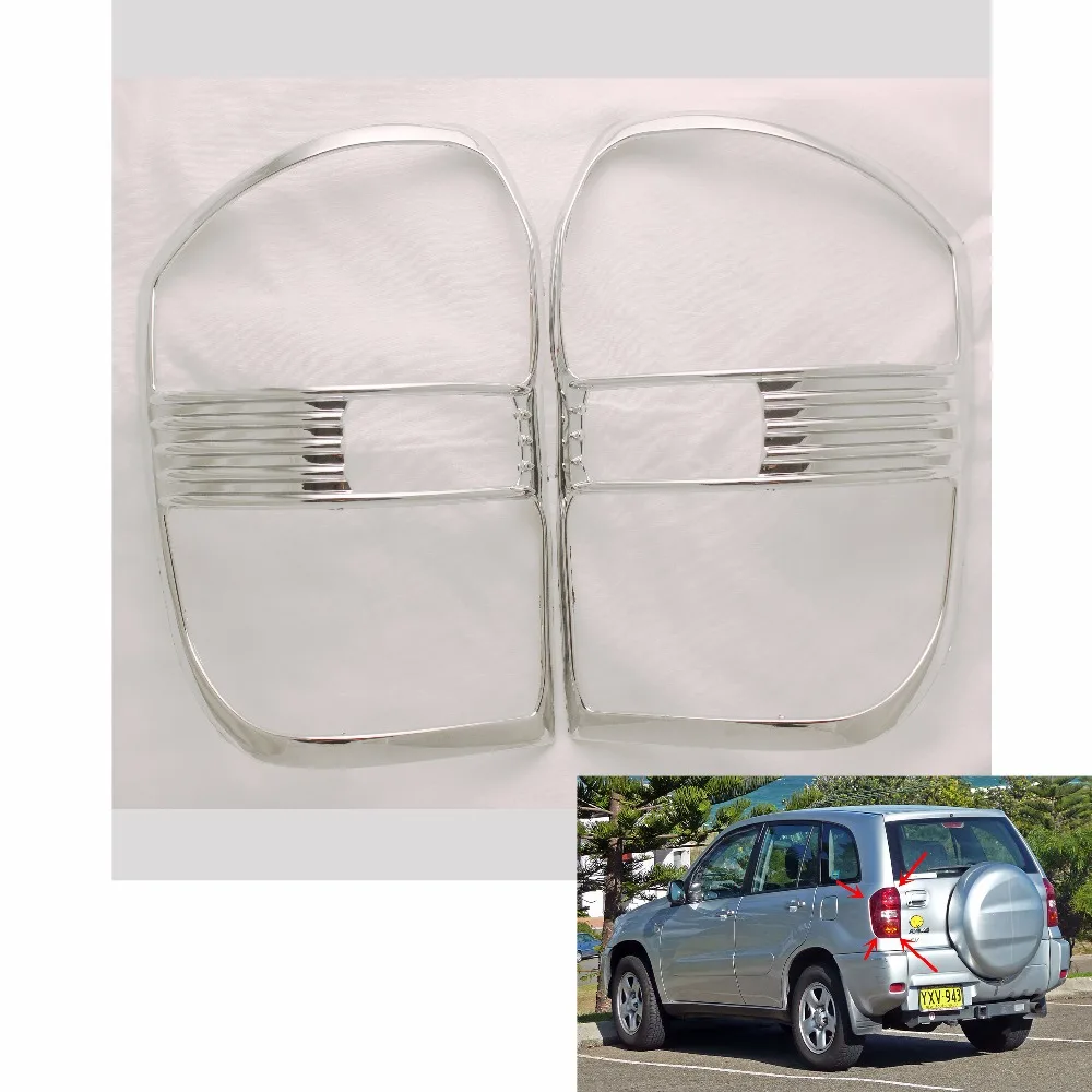 

For RAV4 2000-2005 XA20 ABS Chrome plated Rear Light Lamp Cover Trim Tail Light Cover