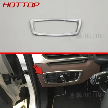 

Console Interior Head light Switch Button Cover Trim For BMW X1 2016 2017 car styling