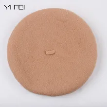 YIFEI Детские Весенние шапки осень/зима детские шерстяные береты для мальчиков и девочек новые модные бейсболки детский берет головной убор в французском стиле