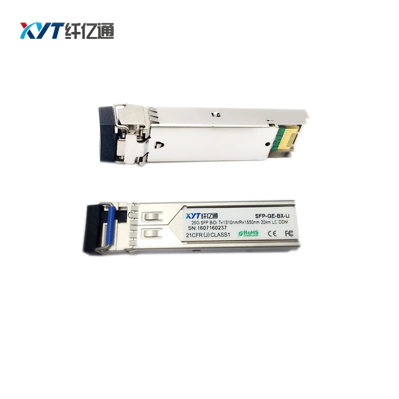 1 пара LC SC коннектор SFP 1310Tx/1550R (1550Tx/1310Rx) 25G трансивер с DDM 20 км|sfp transceiver|lc scsc connector |