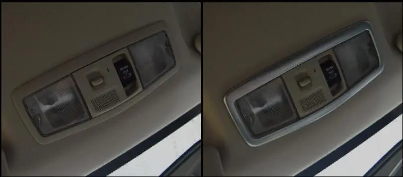Матовая* спереди Чтение свет лампы Крышка отделка 1 шт. для Mitsubishi Outlander