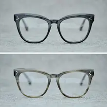 LKK большая оправа «кошачий глаз» очки оправа с прозрачными линзами Для женщин брендовые оптические оправы для близорукости, очки ботаника рамка очки
