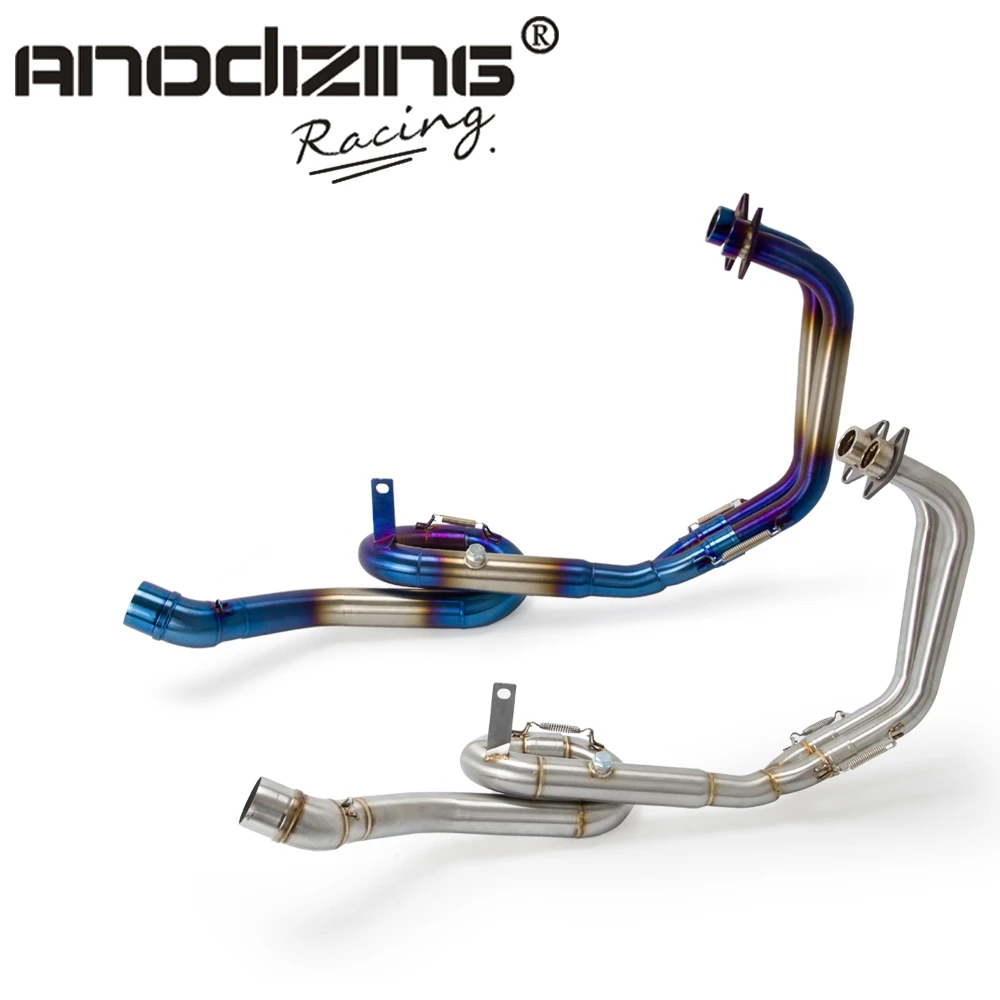 Мотоцикл выхлопной глушитель средняя Соединительная труба Системы Сталь выхлопная средняя труба для Yamaha MT03 MT-03 R25 R3- без шнуровки