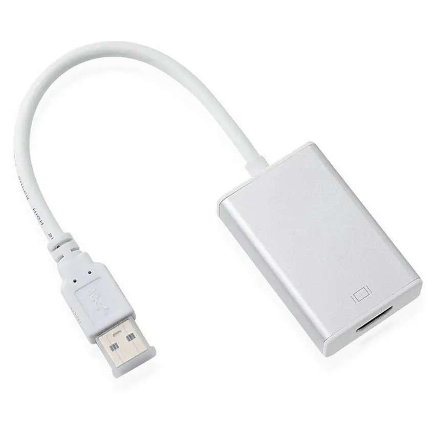 Грейт Q USB 3 0 и 2 порт к HDMI HDTV адаптер конвертер кабель внешняя видеокарта adaptador для