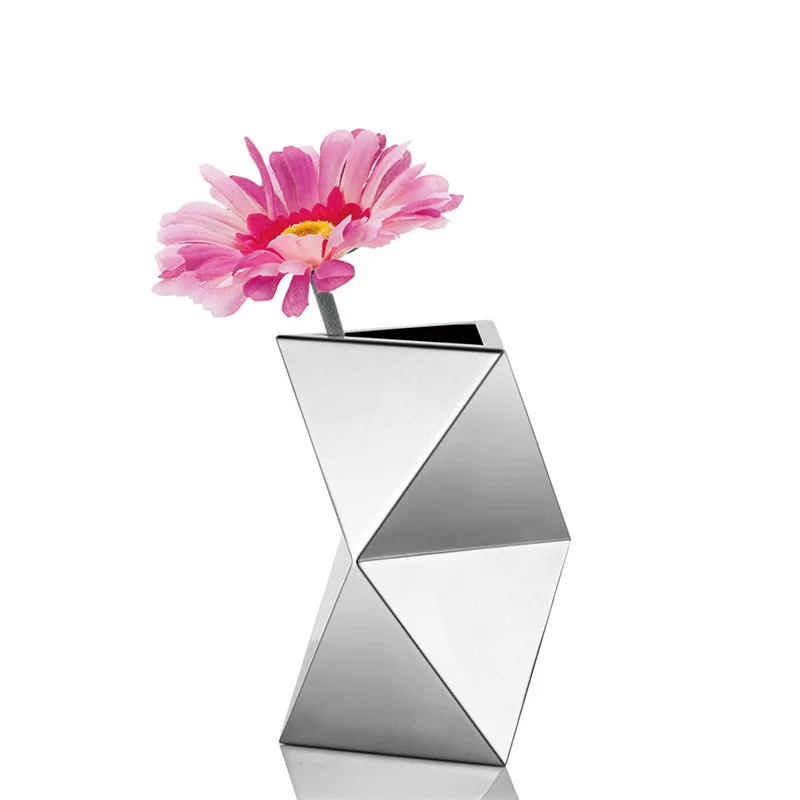 Необычные геометрические вазы, простые вазы для гостиной, креативная мода, украшения для дома, ваза