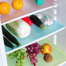 4 шт./компл. водонепроницаемый коврик холодильник противообрастающий легко чистится кухня Антибактериальный шкаф Подушка Нескользящая холодильник лайнер коврик