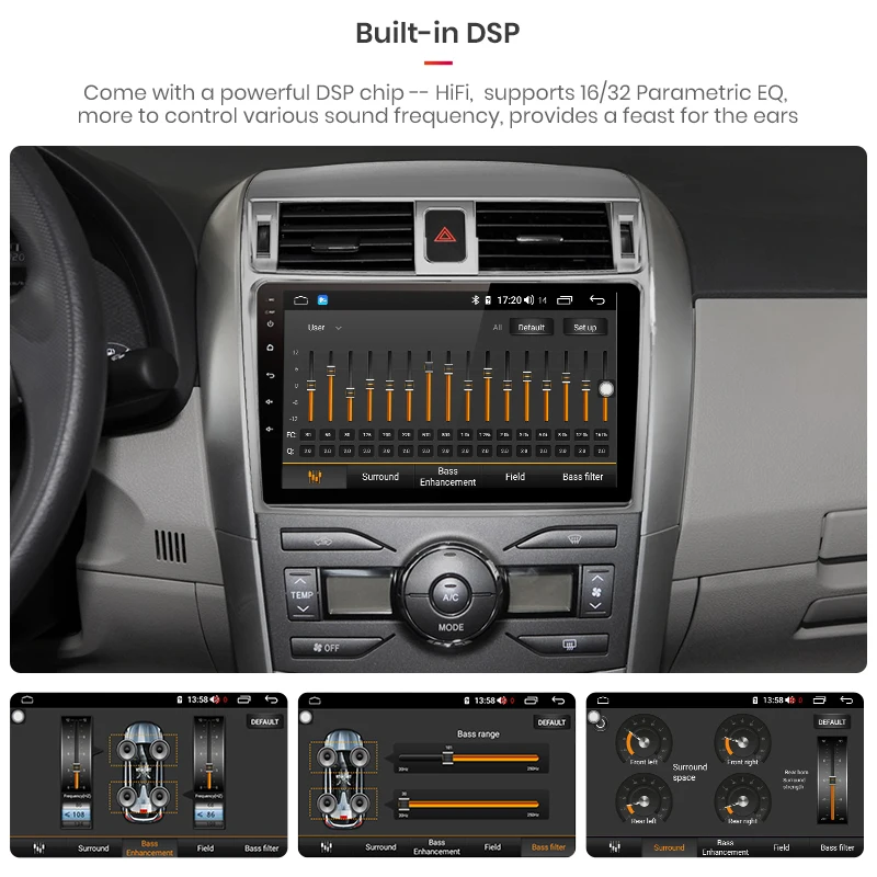 Clearance Junsun V1pro 4G+64G CarPlay Android 9.0 DSP For Toyota Corolla E140/150 2007-2013 Car Radio Multimedia Player GPS RDS 2 din dvd 2 Clearance Junsun V1pro 4G+64G CarPlay Android 9.0 DSP For Toyota Corolla E140/150 2007-2013 Car Radio Multimedia Player GPS RDS 2 din dvd 2