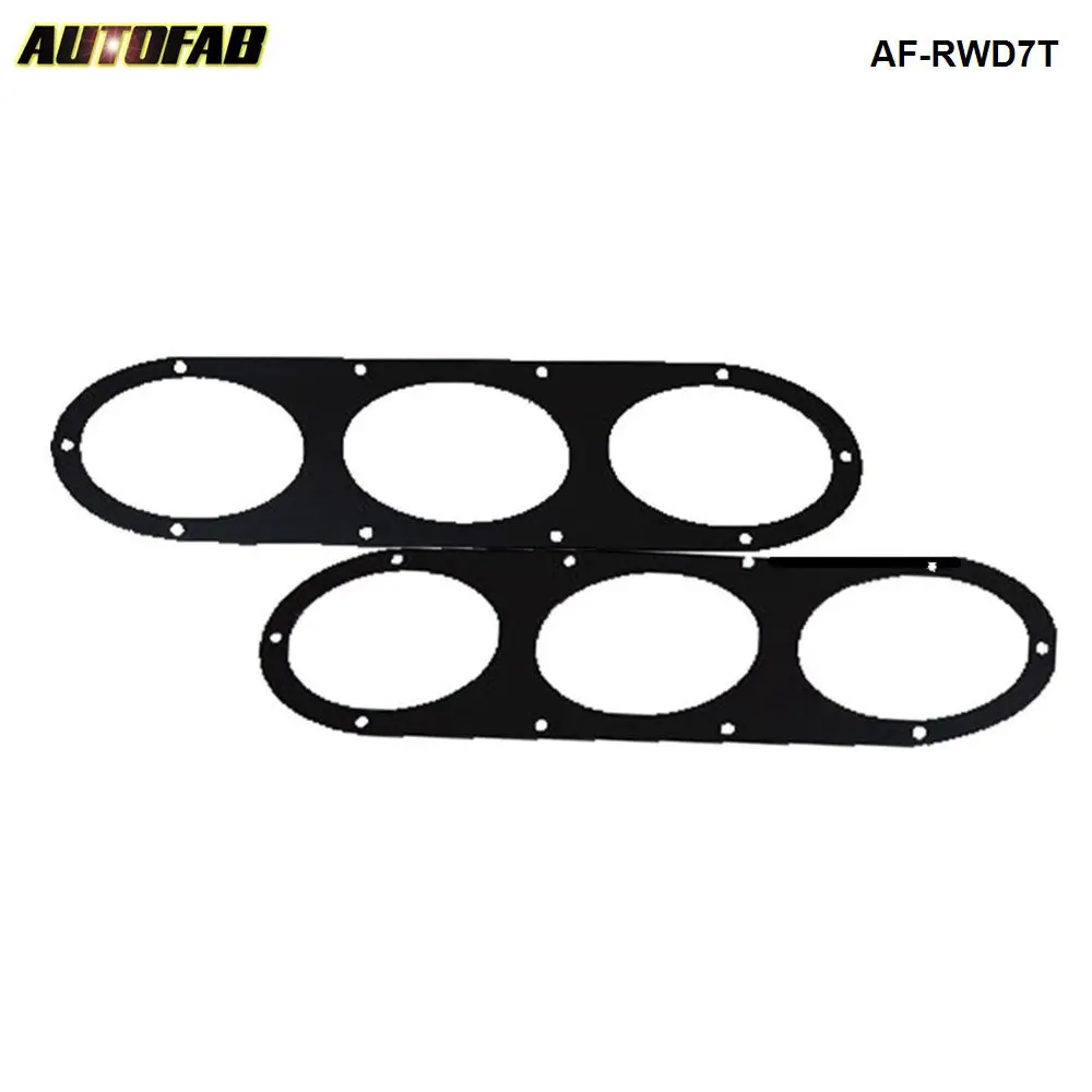 

New Car Styling Universal Fitment Rear Bumper Air Diversion Diffuser Panel 2pcs AF-RWD7T