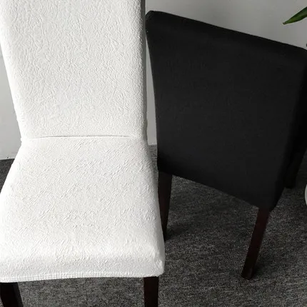 

Home dining chair cover thick knitted one-piece elastic chair cover hotel restaurant chair cover