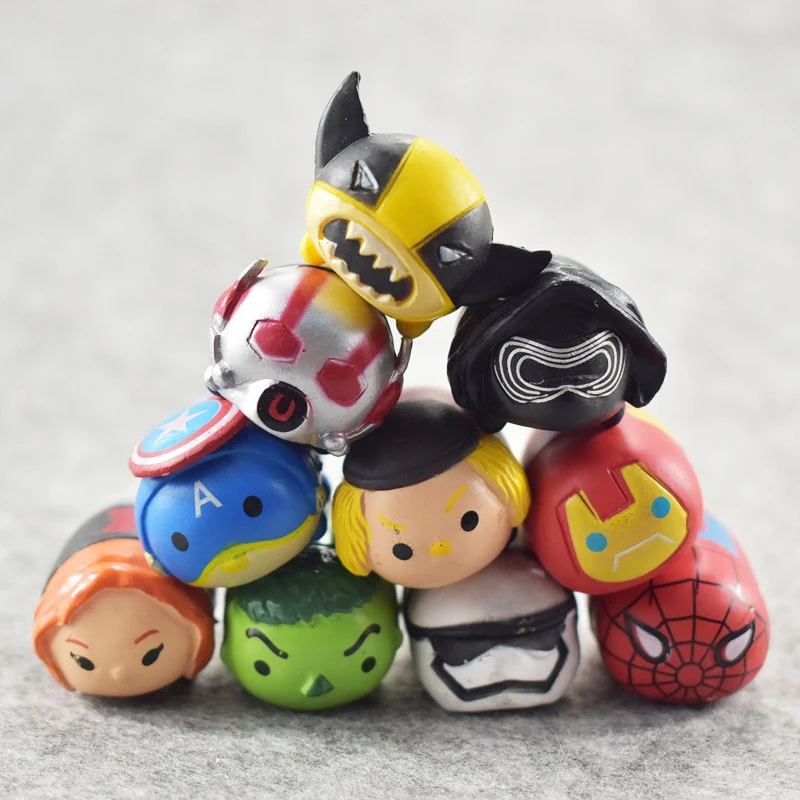 Мстители игрушки куклы Человек-паук Antman Железный человек Халк Звездные войны