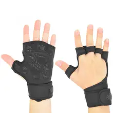 1 пара, Перчатки для фитнеса, перчатки для занятий тяжелой атлетикой, тренажерный зал, тренировки, потяните руки, ладонь, защитные перчатки с наручным креплением, фитнес-оборудование