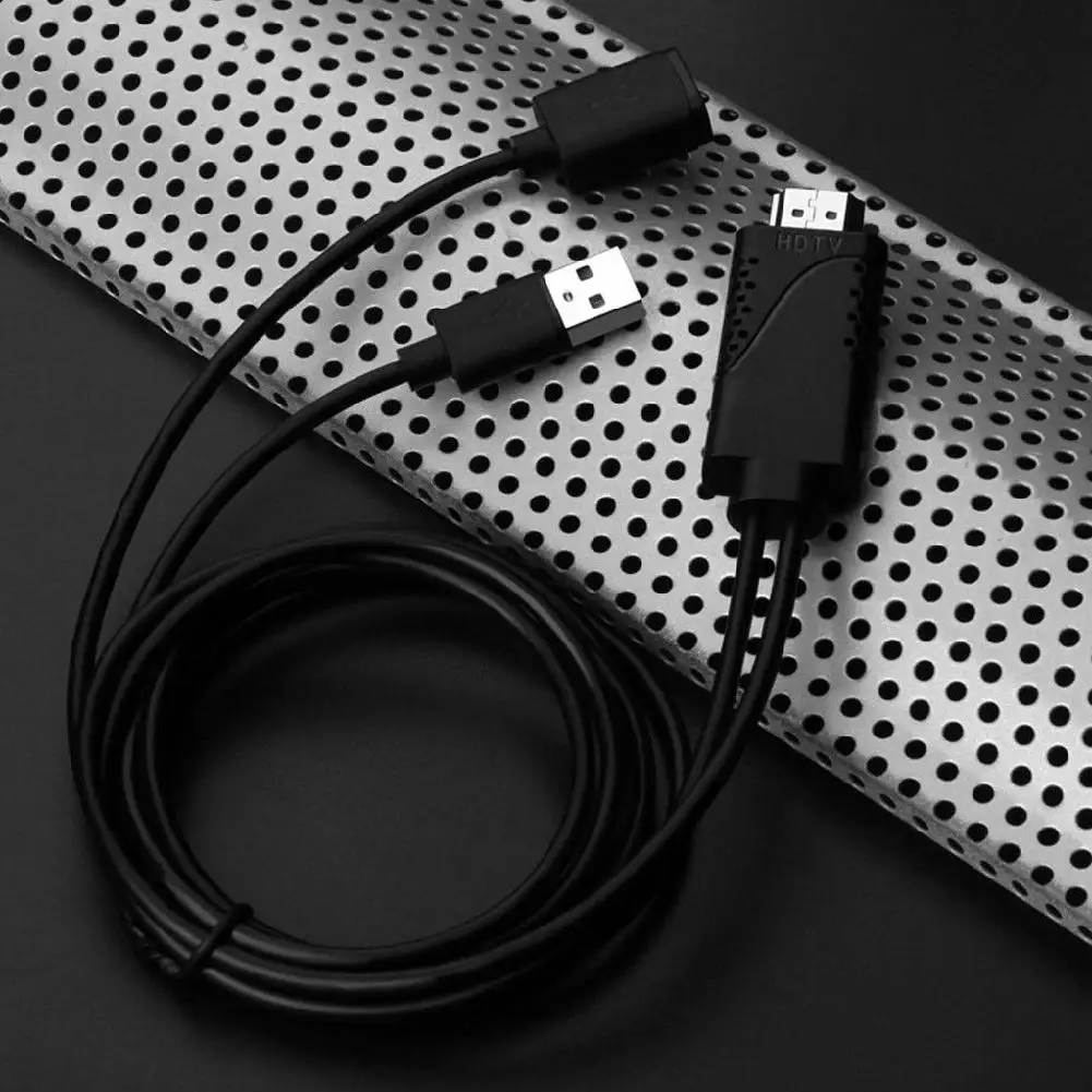 

USB to HDMI Adapter Cable Phone to TV 1080p Universal HDMI HDTV AV Adapter Cable for Cell Phone & Tablets