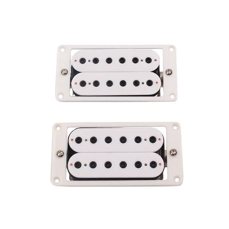 

Guitar Pickup Humbucker Double Coil Alnico V Hex W/ Frame For LP 6 String Guitar Accessory
