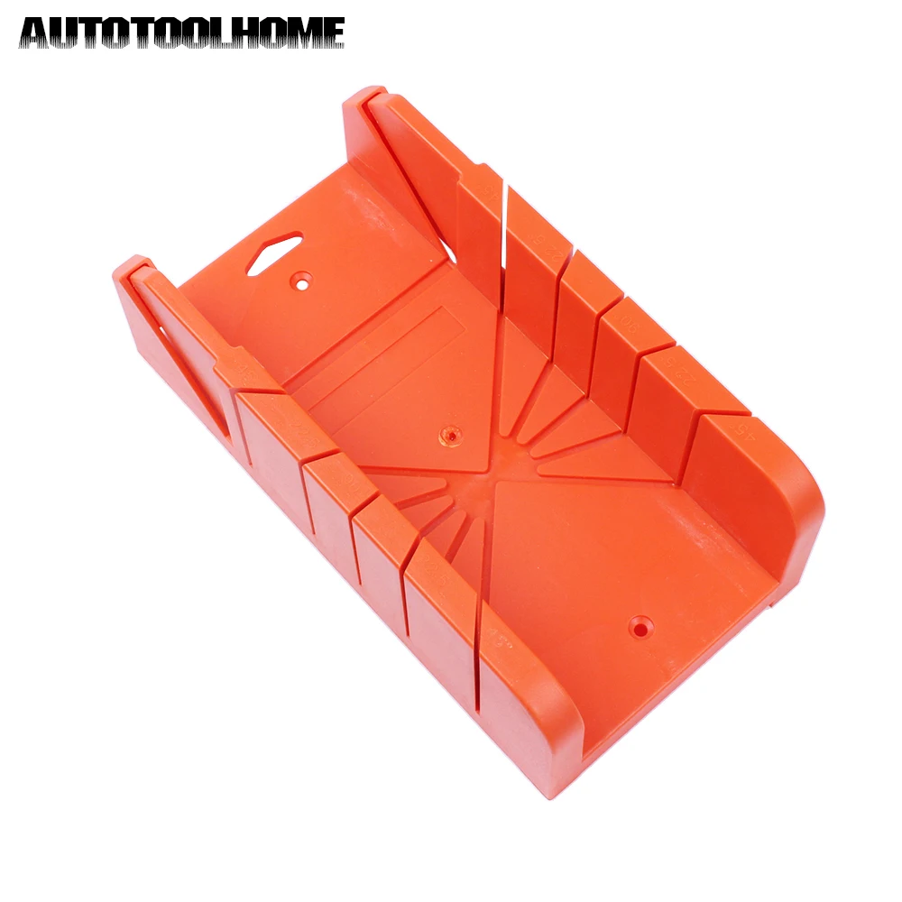 

14" Clamping Mitre Box Woodworking Hand Tools Accessories Fits Wood Plastic PVB Cutting Positioning 22.5 45 90 Degree Measuring