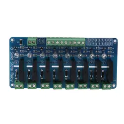 250 В 2A 8-канальный твердотельный релейный модуль для Arduino OMRON SSR G3MB-202P 8 Way твердотельный релейный модуль для Arduino