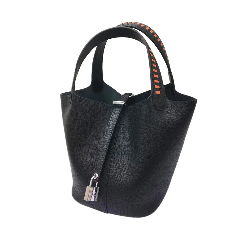 Vrouwen Leather Tote Shopper Shopping Bag Purse Handtas Lunch Mand Designer H Key Lock Cabas Hobo Elegante Dame Zakken Vrouwen Leather Tote Shopper Shopping Bag Purse Handtas Lunch Mand Designer H Key Lock Cabas Hobo Elegante Dame Zakken