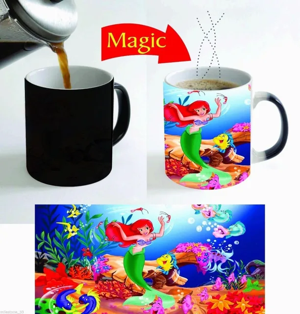 Travel Mugen 1ariel Us14 Magic Mermaid Reactive Mug The Coffee Tea Heat Home In Mugs Decal Ceramic Sensitive Fromamp; 4j3AR5L