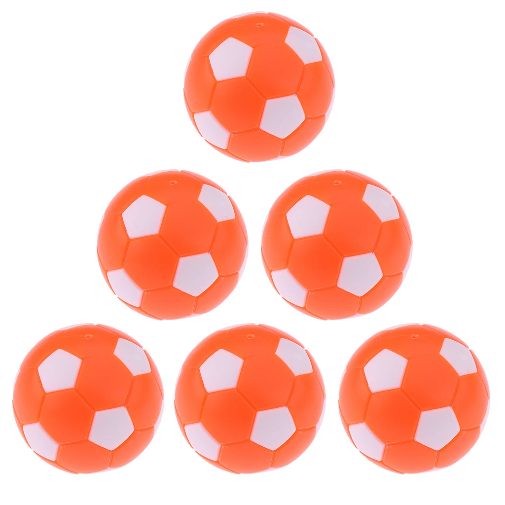 6 Stuks Tafelvoetbal Tafel Voetbal Ronde Indoor Games Plastic Voetbal Ballen Tafelvoetbal Machine Fussball Sport Geschenken 36 Mm|Voetbaltafels| - AliExpress