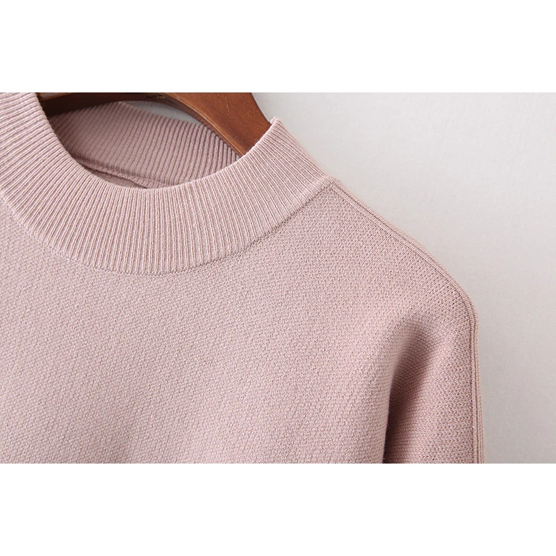 Осень-зима, розовый, белый, черный свитер с длинными рукавами, джемпер с кроличьим мехом, милые пуловеры, Короткое мини-платье D0158