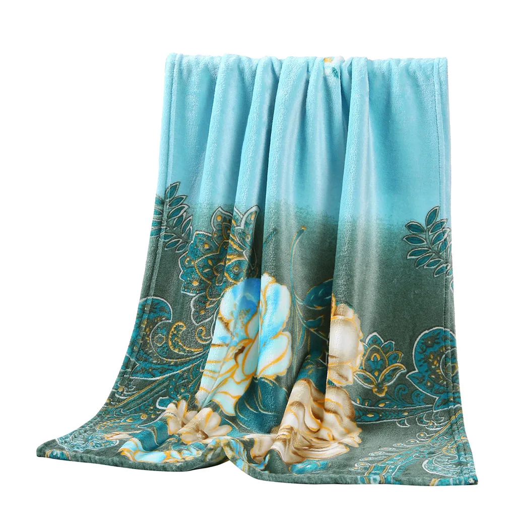 

Hot High Quality Elegant Design Super Soft Warm Solid Warm Micro Plush Fleece Blanket Throw Rug Sofa Bedding Blanket Cover