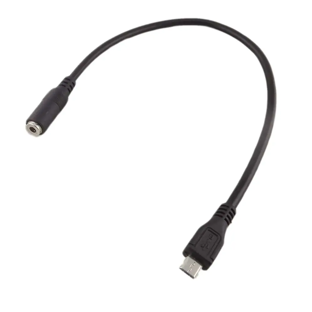 Câble adaptateur micro USB 3.5mm femelle vers 5 broches, jack mâle vers  0.3mm femelle, pour microphone et casque, 3.5m