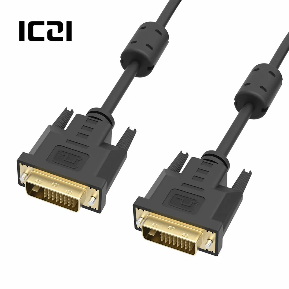ICZI 1080P DVI to Cable Male Gold Plated Single Link 24+1 Pin for Digital Video Monitor TV Projector | Электроника