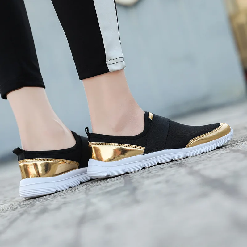 

Women Flat Fashion Sneakers Casual Slip On Comfortable Casual Soles Outdoor Female Flats