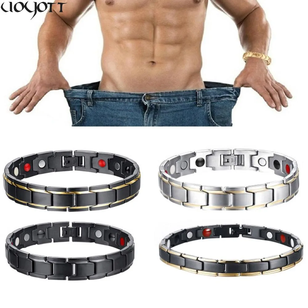 

Men Women Weight Loss Stone Therapy Slimming Bangles Bracelets Gallstone Health Care Accessories Hematite Stretch Beaded