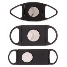 1 шт. двойные лезвия из нержавеющей стали с серебряным покрытием сигары резак Карманные гаджеты сигары ножницы