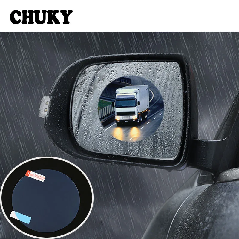 

CHUKY Car Rearview Mirror Anti-Fog Anti-glare Membrane Waterproof Rainproof Film For Renault megane 2 3 Kia rio ceed Mitsubishi