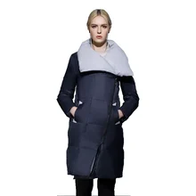 Новое поступление, женские модные пуховики, Длинные свободные пуховые пальто, зимние уплотненные сохраняющие тепло пуховики для женщин 3166