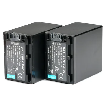 

LANFULANG 2PCS/LOT NP-FV100 NP FV100 Digital Camera batteries for Sony FDR-AX40 HDR-CX110 HDR-CX115 DCR-SX21 DCR-SX44 DCR-SX85
