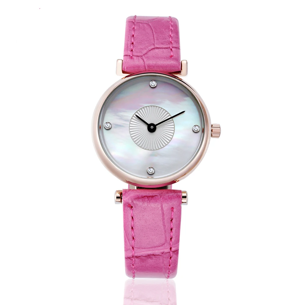 

Fashon women brand watches leather strap casual wristwatches NO.2