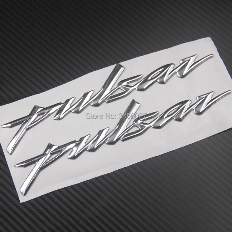 2шт PULSAR значок для мотобайкеров значок серебряный металлический крест клей логотип для Pulsar