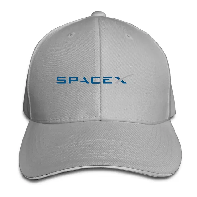 SpaceX Print Baseball Cap Mens Womens Baseball Caps Space X Couple Adjustable Snapback Caps Hats