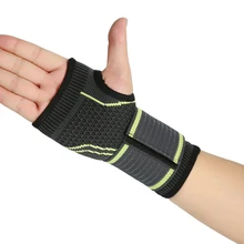 Стиль простая эластичная Спортивная безопасная серия зеленая полоса поддержка запястья 1 шт ST2545